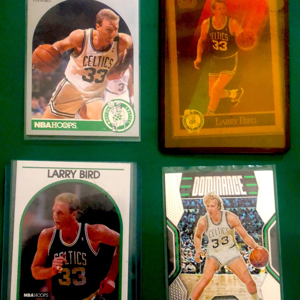 4 MINT LARRY BIRD CARDS MINT PSA GRADING…